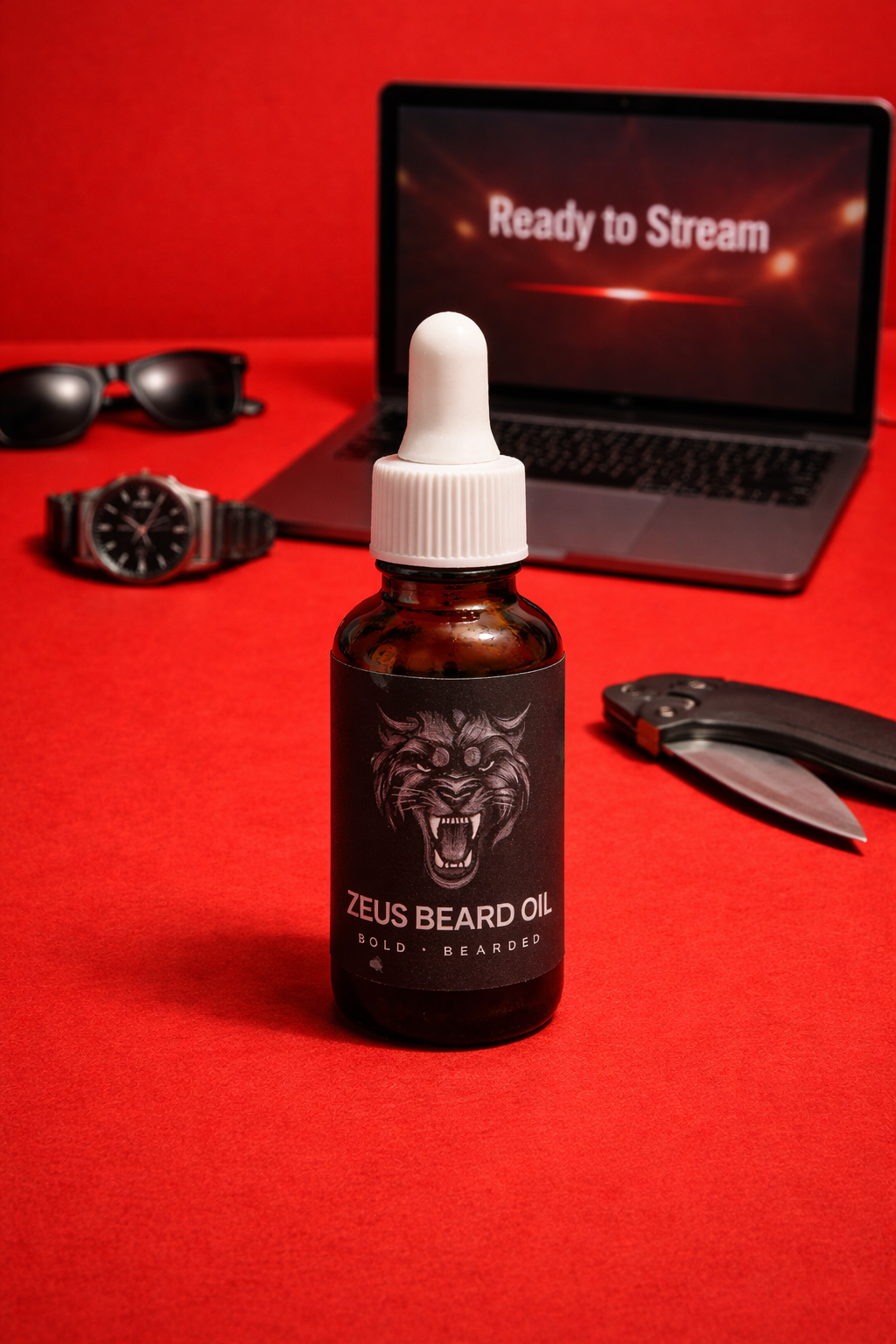 ZEUS Premium Beard Oil – Strength, Shine & Deep Nourishment (30 ml)