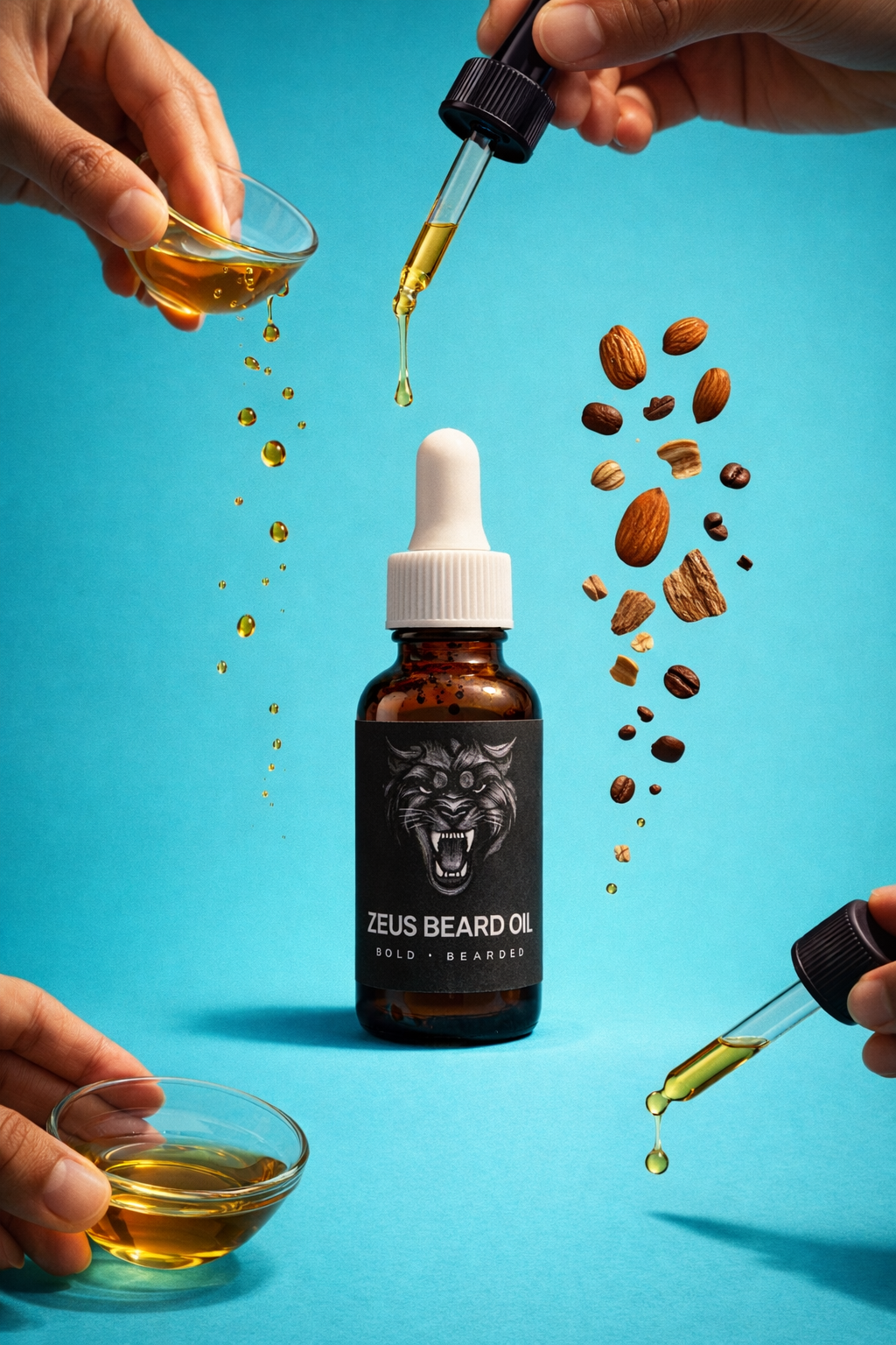 ZEUS Premium Beard Oil – Strength, Shine & Deep Nourishment (30 ml)