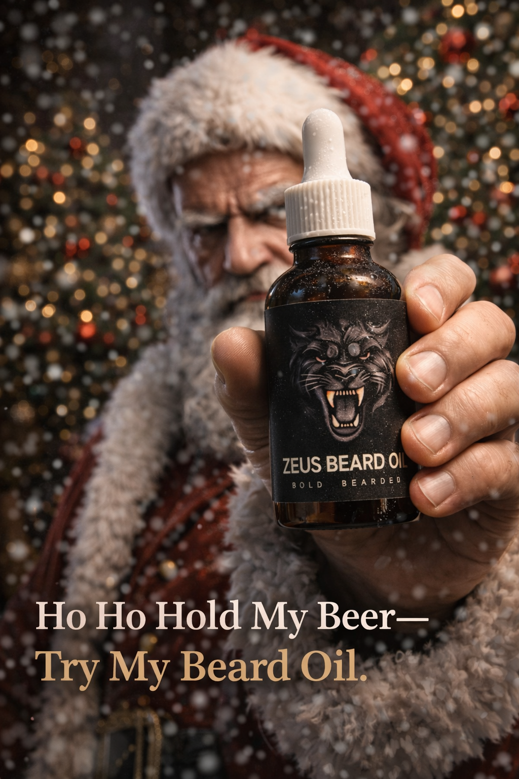 ZEUS Premium Beard Oil – Strength, Shine & Deep Nourishment (30 ml)